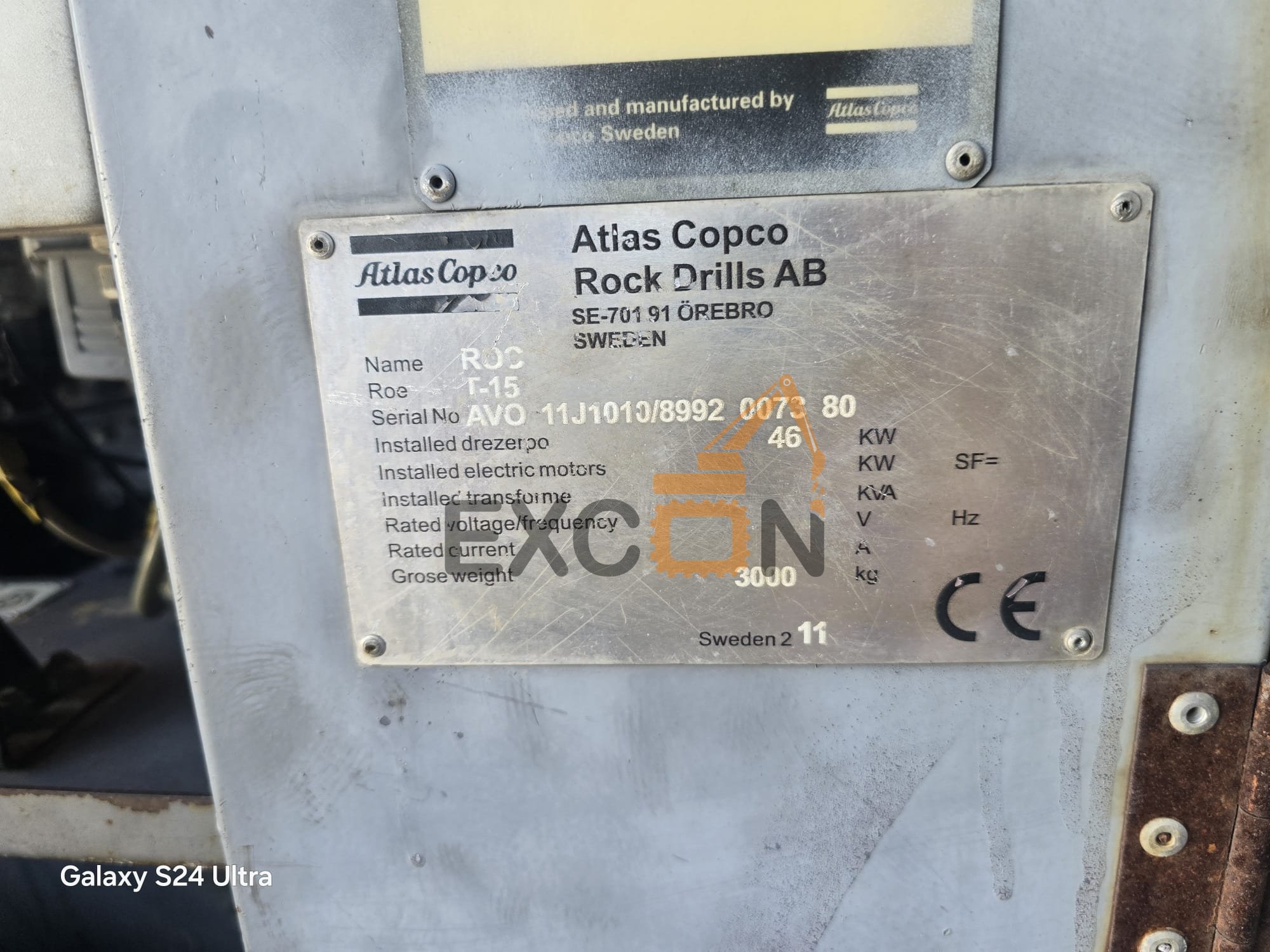 2011 ATLAS COPCO ROC T15