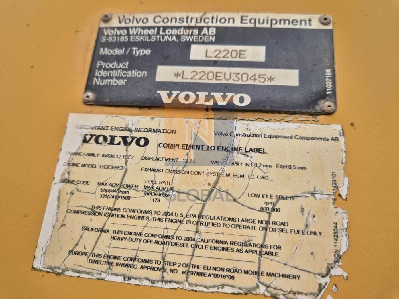 2005 VOLVO L220E